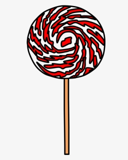 Lollipop, Large, Swirl, Red, White - Portable Network Graphics, HD Png Download, Free Download