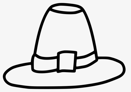 Pilgrim Hat Tradition Cap - Pilgrim Drawing Transparent, HD Png Download, Free Download