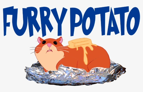 Furrywhitetclear - Furry Potato Art, HD Png Download, Free Download
