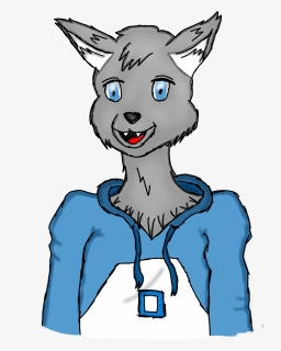 Furry Wolf Drawing - Easy Furry Wolf Drawing, HD Png Download, Free Download