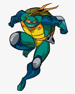 Fast Clipart Fast Superhero - Teenage Mutant Ninja Turtles Fast Forward Michelangelo, HD Png Download, Free Download