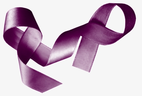 Purple Awareness Ribbon Png - Portable Network Graphics, Transparent Png, Free Download