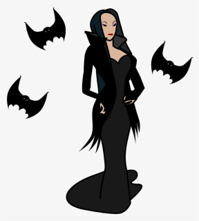 Vampire Bat Monster Clipart - Dracula Female, HD Png Download, Free Download