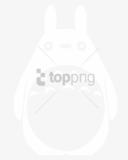 Free Png My Neighbor Totoro Png Image With Transparent - Totoro Black And White Transparent Background, Png Download, Free Download