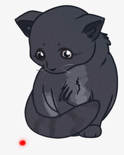 Black Cat Kitten Whiskers Carnivora - Cartoon, HD Png Download, Free Download