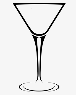 Cocktail Glass - Clip Art Champagne Glass, HD Png Download, Free Download