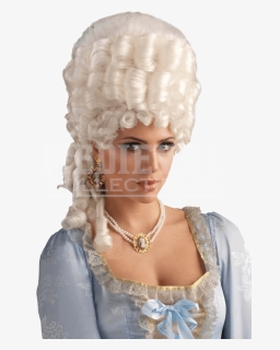 Transparent Blonde Wig Png - Marie Antoinette Halloween Costumes, Png Download, Free Download