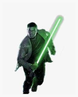 Green Lightsaber Png - Finn Star Wars Wallpaper Hd, Transparent Png, Free Download