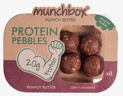 Munchbox Protein Pebbles Peanut Butter"  Class="lazyload - Pumpernickel, HD Png Download, Free Download