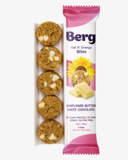 Berg Bites Sunflower White Chocolate - Peanut Butter, HD Png Download, Free Download