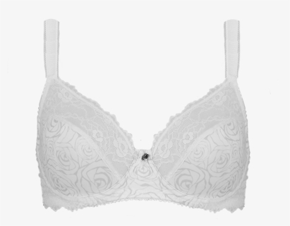 Support Swirly Rose White Set Setd04 2052enhanced Support - Brassiere, HD Png Download, Free Download