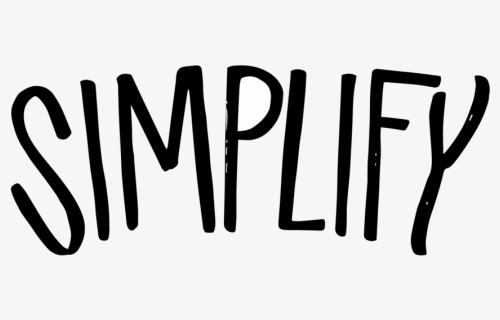 Simplify-01 - Calligraphy, HD Png Download, Free Download