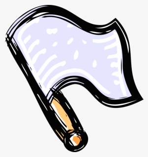 Vector Illustration Of White Flag Internationally Recognized, HD Png Download, Free Download
