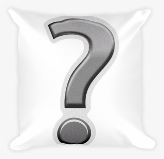 White Question Mark - Throw Pillow, HD Png Download, Free Download