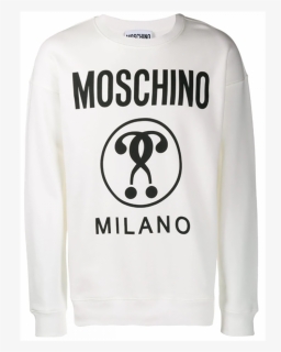 Moschino Couture Cotton Double Question Mark Sweaterin - Moschino Question Mark Sweatshirt, HD Png Download, Free Download