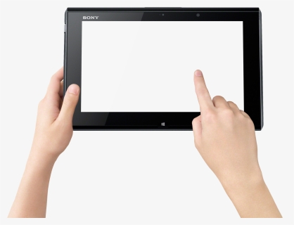 Finger - Finger Touching Tablet Png, Transparent Png, Free Download