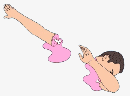 #death #dead #body #blood #pink #dab - Dab Arms Png, Transparent Png, Free Download