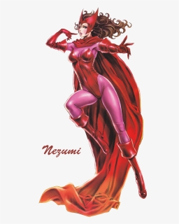 Marvel Bishoujo Scarlet Witch , Png Download - Marvel Vs Capcom Scarlet Witch, Transparent Png, Free Download