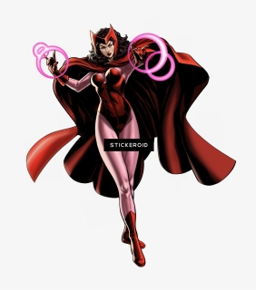 Marvel Cinematic Girl Super Heroes , Png Download - Scarlet Witch Marvel Classic, Transparent Png, Free Download