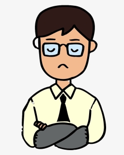 Sad Unhappy Guy Png Pic - Cartoon Sad Person Png, Transparent Png, Free Download