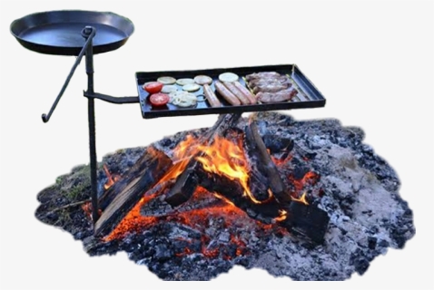#campingbarbeque #food #fire #ashes #sticker - Bonfire, HD Png Download, Free Download
