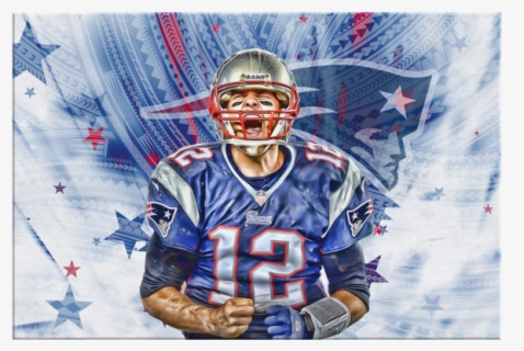 Painting Of Tom Brady And Gronk, HD Png Download, Free Download