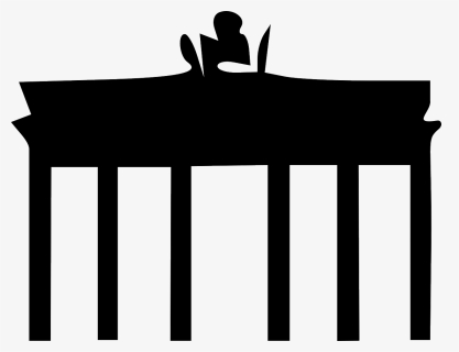 Berlin Brandenburger Tor Silhouette, HD Png Download, Free Download