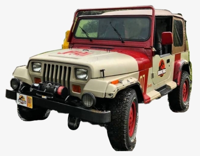 Jp Jurassicpark Jeepfreetoedit - Jeep Jurassic Park Sticker, HD Png Download, Free Download