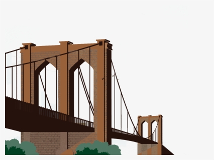 Dumbo , Png Download - Brooklyn Bridge Vintage Poster, Transparent Png, Free Download