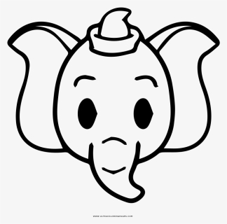 Dumbo Coloring Page - Drawing, HD Png Download, Free Download