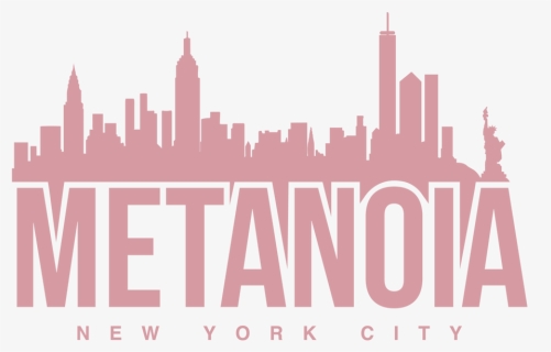 Black And White New York City Skyline , Png Download - Silhouette New York Skyline Drawing, Transparent Png, Free Download