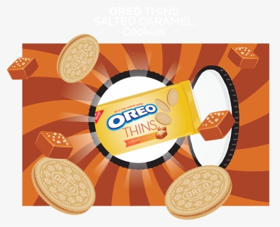 Salted Caramel Oreos - Oreo, HD Png Download, Free Download