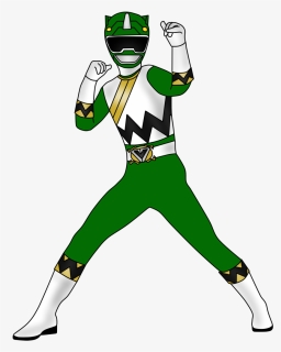 Green Clipart Power Rangers, Green Power Rangers Transparent - Green Power Ranger Clipart, HD Png Download, Free Download