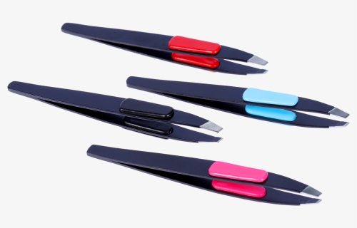 Lqqks Comfort Slant Tip Tweezer 24pc/jar - Aircraft, HD Png Download, Free Download
