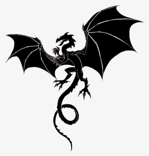 Red Dragon , Png Download - Transparent Dragon Silhouette, Png Download, Free Download