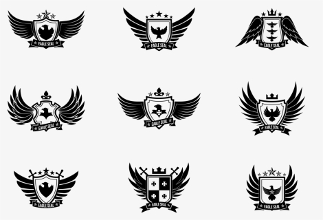 Eagle Seal Free Vector - Eagle Seal, HD Png Download, Free Download