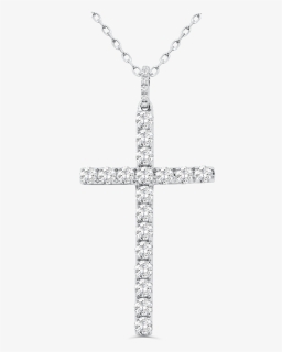 9ct White Gold Diamond Cross, HD Png Download, Free Download
