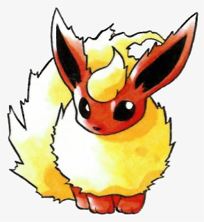 136flareon Rg - Flareon Pokemon Art, HD Png Download, Free Download