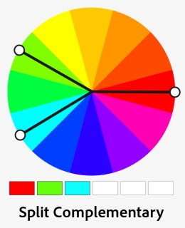 Ch 03 Split Complementary - Monochromatic Color Wheel, HD Png Download, Free Download