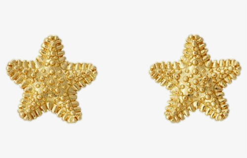 #aesthetic #png #polyvore #starfish #jewelry #jewellery - Earrings, Transparent Png, Free Download