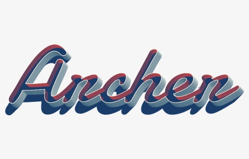 Archer 3d Letter Png Name - Graphic Design, Transparent Png, Free Download