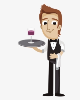 Waiter Png Download Image - Waiter Clipart Png, Transparent Png, Free Download