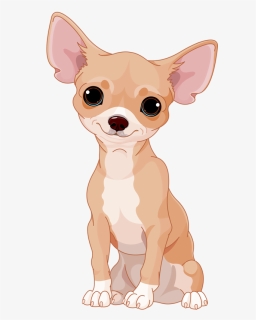 Chihuahua Vector , Png Download - Chihuahua Cartoon Png, Transparent Png, Free Download