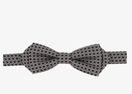Black & White Micro Geometric Design Bow Tie - Polka Dot, HD Png Download, Free Download