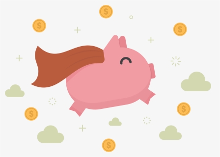 Bank Clip Money - Cerdito Dinero Png, Transparent Png, Free Download