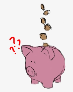 Piggy Bank - Cartoon, HD Png Download, Free Download