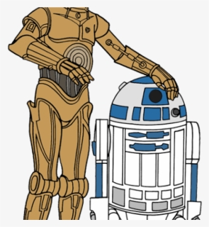 Disney Star Wars Jpg Banner Library Library - C3po And R2d2 Clipart, HD Png Download, Free Download
