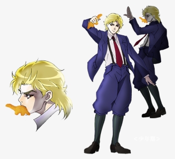 Transparent Dio Brando Model From Phantom Blood Hd Png Download Kindpng - dio roblox model