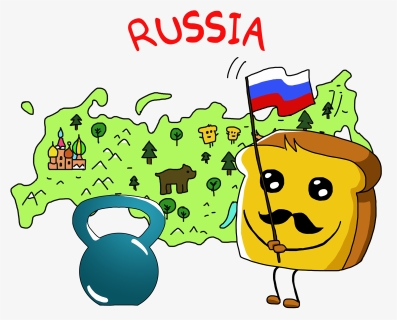 Kettlebell, Le Sport Made In Russia Clipart , Png Download, Transparent Png, Free Download