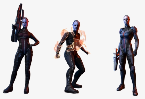 Asari Special Forces - Mass Effect Characters Png, Transparent Png, Free Download